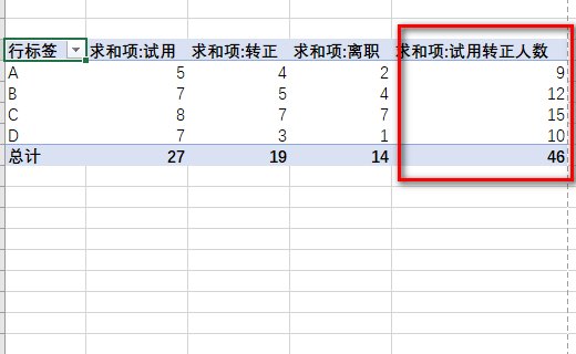 如何在EXCEL数据透视表里设置取某几个列求和？