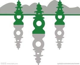 三潭印月简笔画