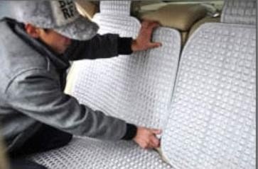 汽车后座椅套怎么安装