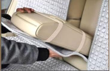 汽车后座椅套怎么安装