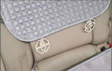 汽车后座椅套怎么安装