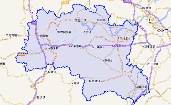 桃江县有几个镇？都叫什么名字？