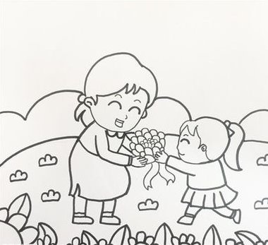 母亲节送给妈妈的画 最好有图 谢谢