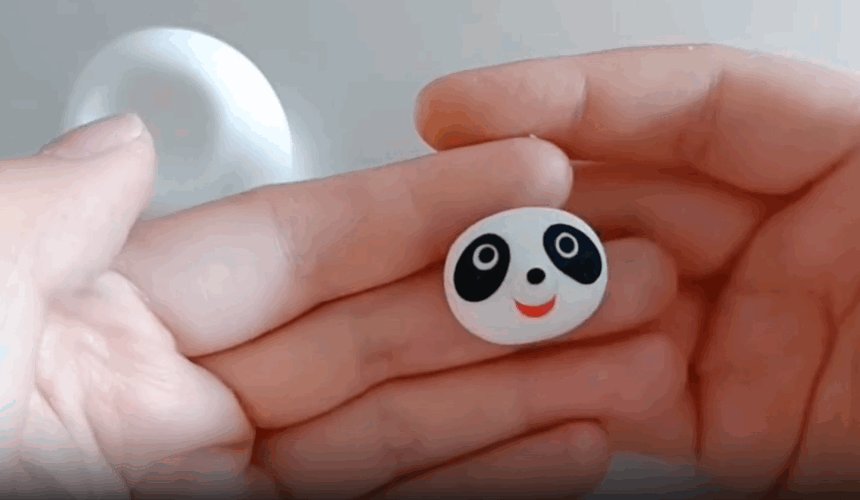 冰墩墩粘土制作