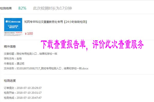 中国知网怎么查重论文