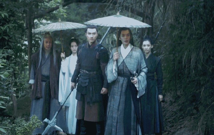 张若昀《雪中悍刀行》雨中撑伞剧照释出,网友对其做出了怎样的评价?
