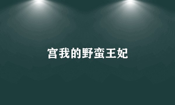 宫我的野蛮王妃