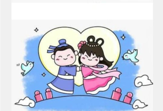 牛郎织女简笔画怎么画?
