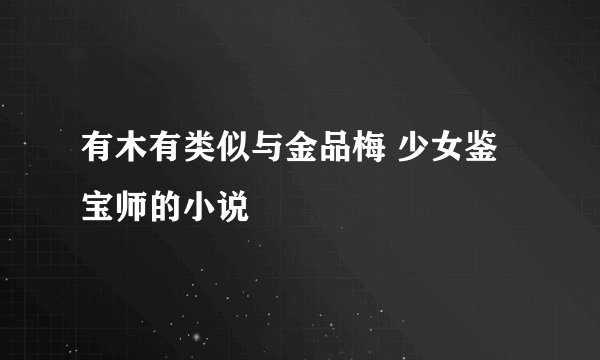 有木有类似与金品梅 少女鉴宝师的小说
