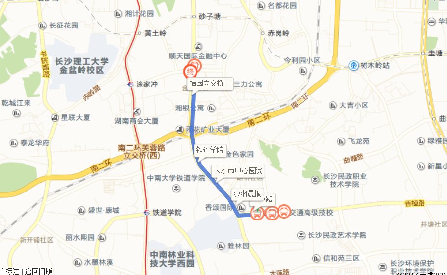 家住香樟路，长沙安贞医院怎么去