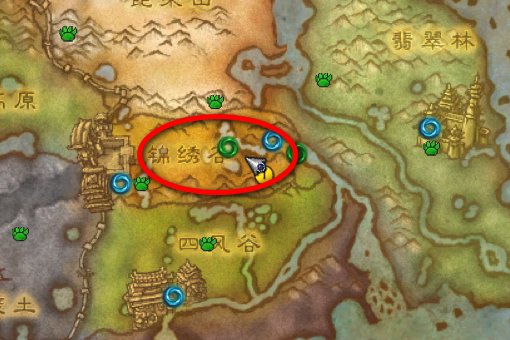 魔兽世界怎么去锦绣谷