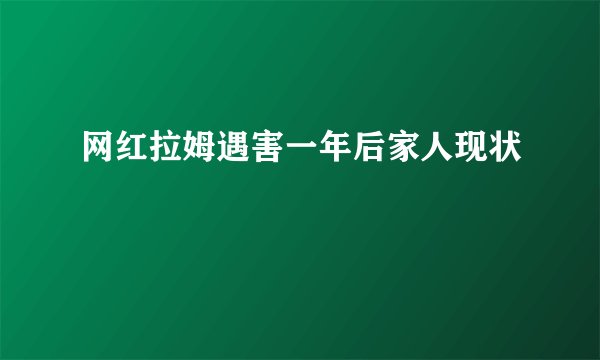 网红拉姆遇害一年后家人现状