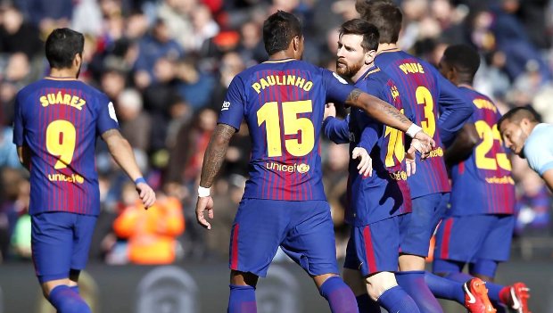 巴萨和塞尔塔战平了吗？