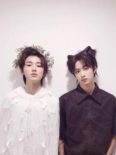 宋亚轩和刘耀文一同遛狗,二人与狗狗有什么互动?