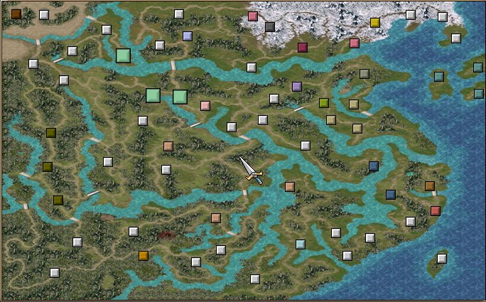 三国群英传7讨伐董卓时期大地图标注各君主姓名及其势力