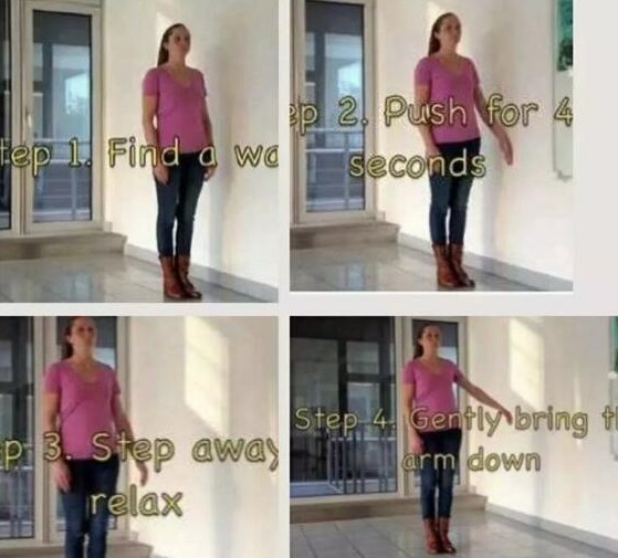 为什么手臂会自动漂浮起来?原理是什么？