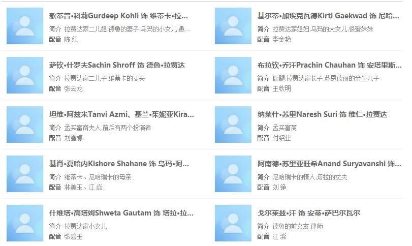 发际红的演员表是怎样的