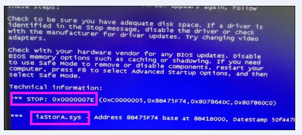 蓝屏代码：0*00007E最好的解决办法是什么？