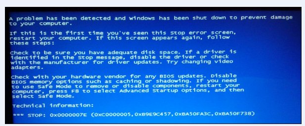 蓝屏代码：0*00007E最好的解决办法是什么？