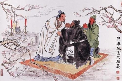 三国演义中桃园三结义的故事梗概是什么？