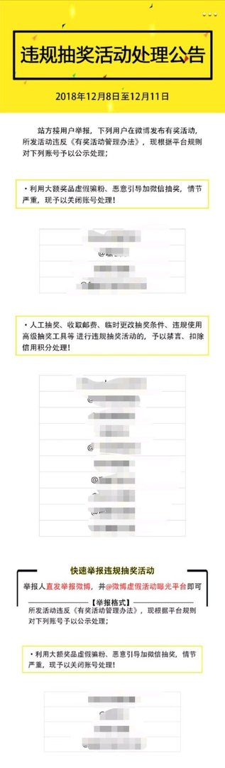 微博中奖举报成功是怎么样的