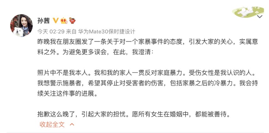 孙茜否认被家暴：非本人，想警示施暴者停止伤害，孙茜出演过哪些电视剧？