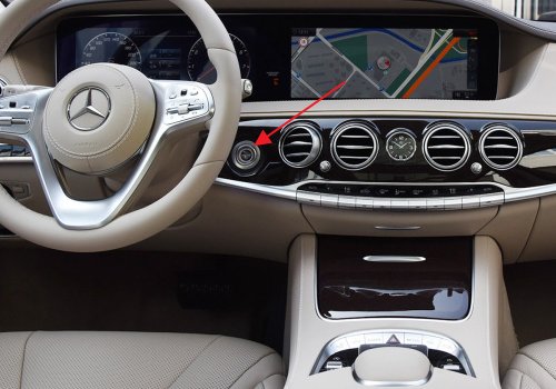 奔驰s350车上的scm功能键怎么切换