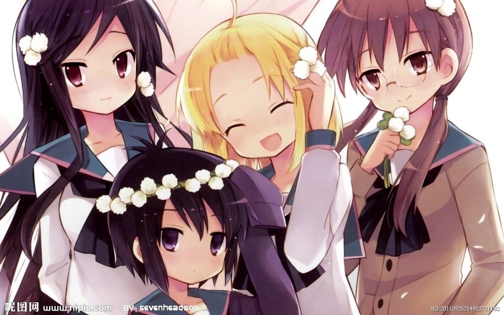 找动漫 女主好看 【无男主】—【摇曳百合】。【无女主+治愈系】—【夏目友人帐】当然纯女要女主好看的！