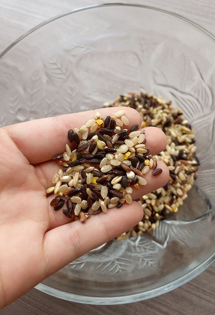 萌壳七色糙米是哪七种米？