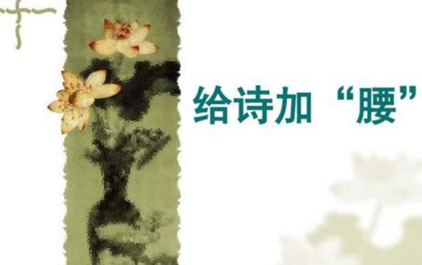 (给诗加腰)让我们体会到诗特别注重什么?