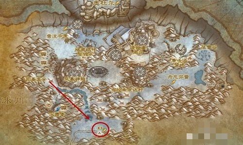 魔兽世界白色北极熊在哪