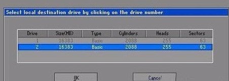 如何使用ghost对磁盘进行操作？