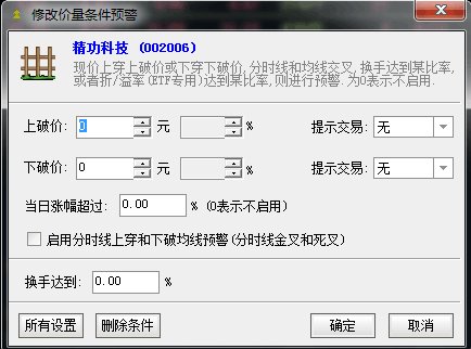 国海证券合一版可以设置股价提醒吗