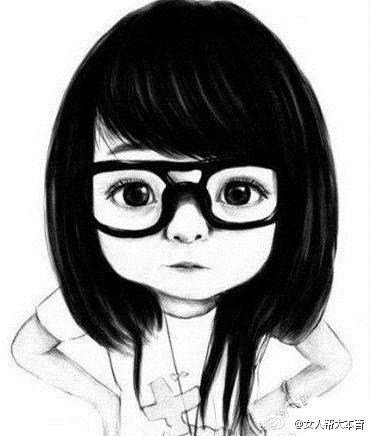 求56《微博江湖》主持人的Q版图片