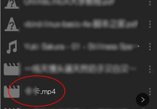 怎么用手机播放mp4文件？