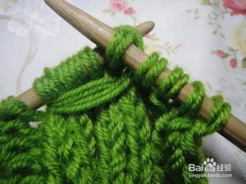 围巾的织法——玉米花详细图解