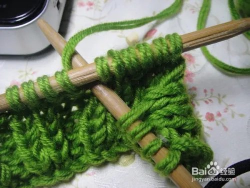 围巾的织法——玉米花详细图解