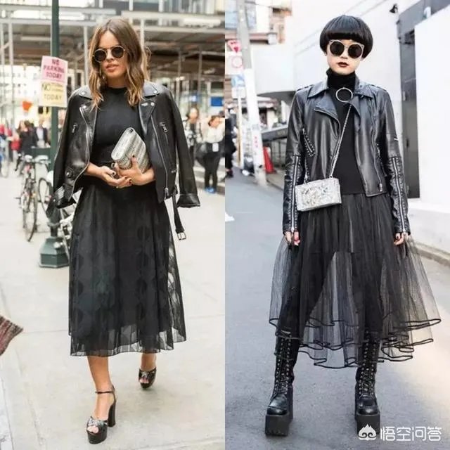 黑色纱裙怎么搭?