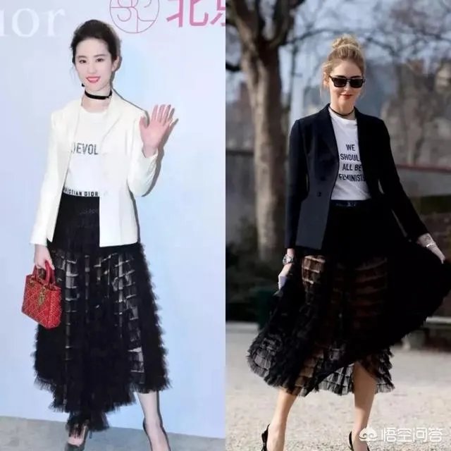 黑色纱裙怎么搭?