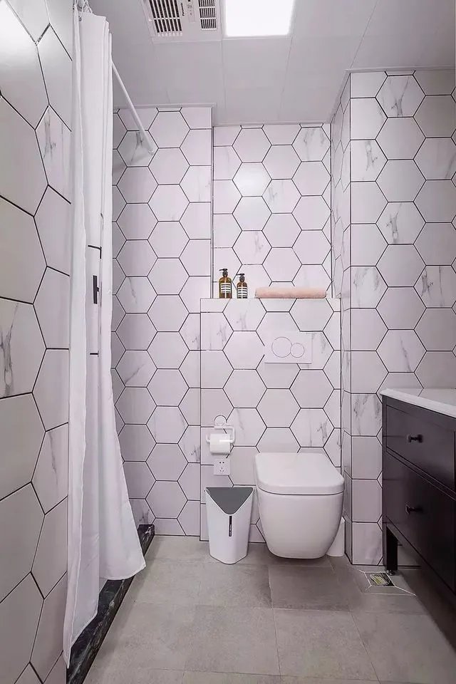 适合卫生间铺的地砖，56款效果美图供参考！