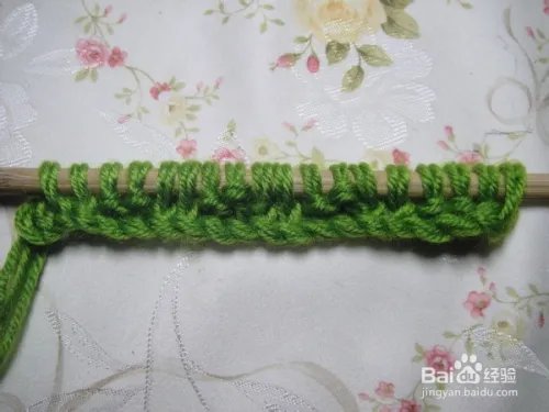 围巾的织法——玉米花详细图解