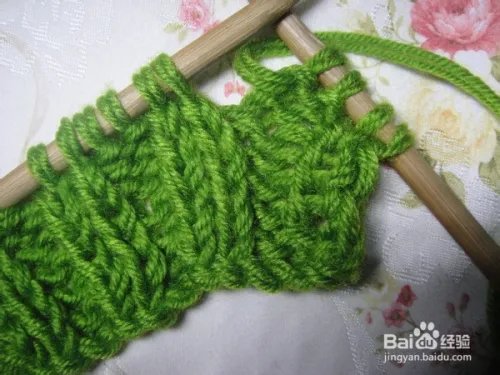 围巾的织法——玉米花详细图解