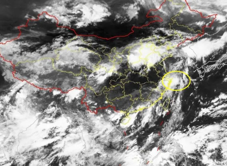 台风路径实时发布系统2020四号台风云图 台风黑格比最新卫星云图
