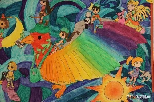 阳光下成长绘画作品主题的画该怎么画？