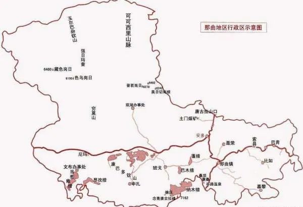 那曲地区海拔多少米？