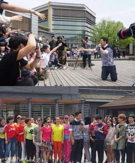 惊！贾乃亮给粉丝下跪 表情复杂噱头十足