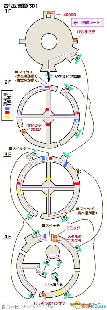 勇者斗恶龙113ds版迷宫地图 DQ113ds全迷宫地图一览