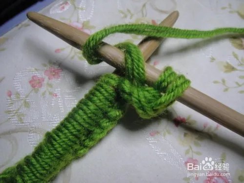围巾的织法——玉米花详细图解
