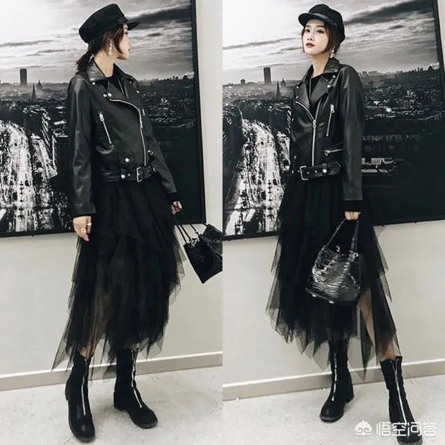 黑色纱裙怎么搭?