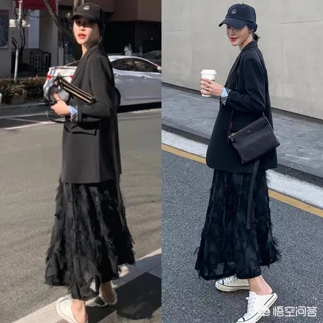 黑色纱裙怎么搭?